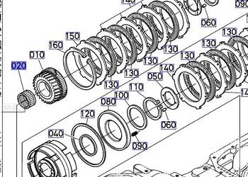 Łożysko igiełkowe   m105-135gx