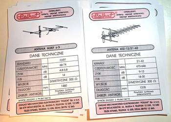 KATALOG POLKAT ANTENY TELEWIZYJNE