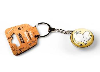 Muminek | 5 cm | Metal Szkło | Brelok | Muminki