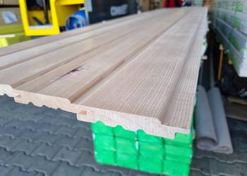 Boazeria Podbitka Deska Elewacja do Sauny sauna HEMLOCK JODŁA 12,5X94mm B