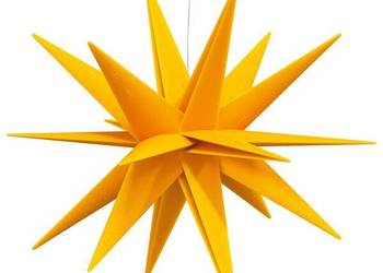 vidaXL Ozdoba świetlna z LED, składana, żółta, 57 cm(SKU:356189)