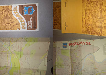 Przemyśl. Plan miasta 1989. Niski nakład, wyd. 1 kolekcjonerskie