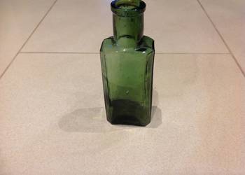 Buteleczka Szklana  Apteczna Niemiecka Stara Zielone Szkło