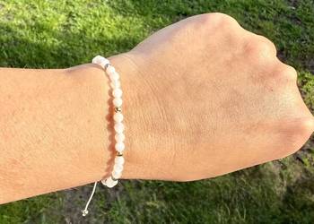 Bransoletka kamień naturalny kamień księżycowy moonstone