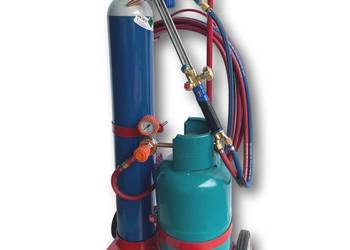 Zestaw warsztatowy do cięcia, grzania propan tlen butle wózek