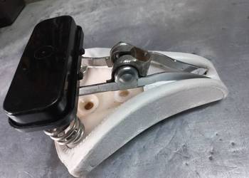 Białe siodełko rowerowe Wigry składak jubilat pelikan zenit