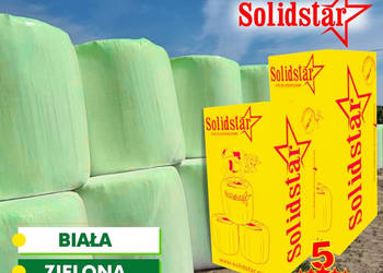 Folia SOLIDSTAR do sianokiszonki 1500m/750mm biała lub zielona 5 warstw