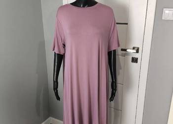 Sukienka damska Rue Paris brudny róż rozmiar uni S/M/L