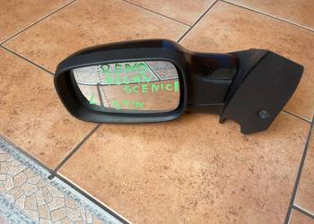 Lusterko lewe  czarny metalik Renault Megane Scenik II 5PIN