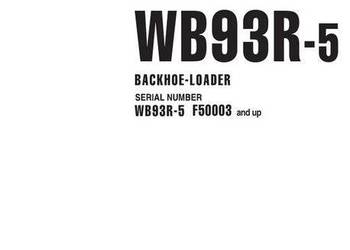 Komatsu WB93R-5 katalog części zamiennych PL