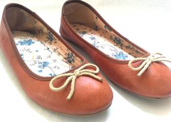 Buty brązowe Baleriny r. 37,5 Morgan stan bdb