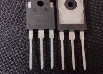 K75T60 IGBT+D Tranzystor  TO247 600V75A/100C 428W IKW75N60T