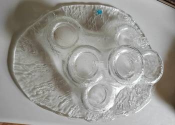 Świecznik patera lawa, rzeźba Meri Lasi, dekoracja