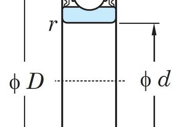 6207 LLU NTN ORYGINALNE JOHN DEERE Łożysko kulkowe zwykłe jednorzędowe