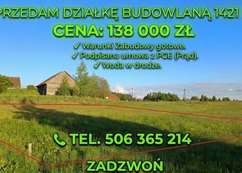 Mazury Działka 1421m2