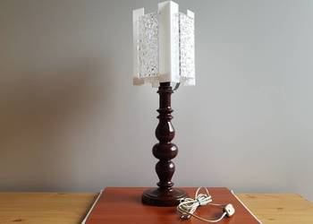 Stara lampa stołowa, Polam – Mysłakowice, PRL