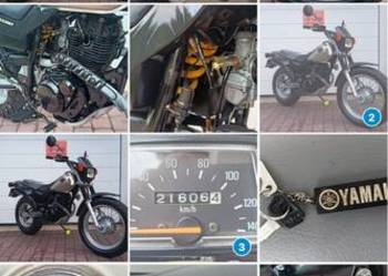 YAMAHA TW 125 KAT B A1 IDEALNA NA PLAŻĘ DO CAMPERA DO LASU TRANSPORT RATY
