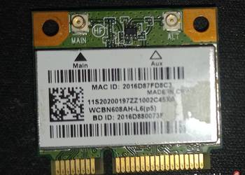 Karta sieciowa wifi lenovo N580 G580 G585 P580