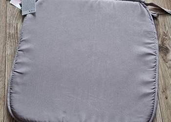 poduszka na krzesło podkładka 38cm x38cm szara pepco