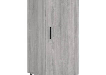 Szafka szary dąb sonoma 345x34x90 cm materiał drewnopochodny WM-828562