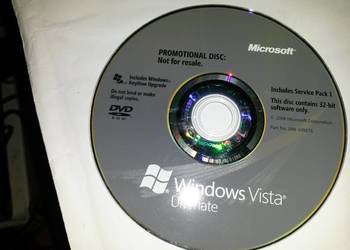 Windows Vista Ultimate z dodatkiem Service Pack 1