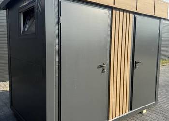 Pawilon kontener sanitarny łazienka WC prysznic natrysk kemping