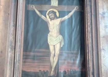 Święty obraz oleodruk 68 x 88