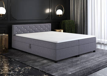 Tapczan dwuosobowy Princess 140x200 Łóżko sypialniane z materacem