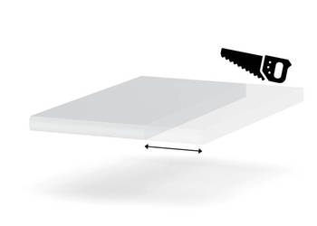Blat Kuchenny Laminowany Blande Nowoczesny Biel Arktyczna 20-29cm Na Metry