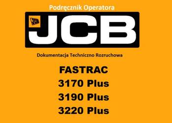 DTR Instrukcja operatora, katalog obsługi, UDT - serwis - JCB 3170 Plus