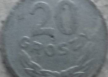 POLSKA-20 GROSZY-1965 r-AL-