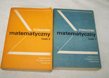 Poradnik matematyczny tom 1,2 Dziubiński Poradnik matematyczny tom 1,2 Dziubiński