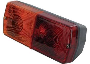 Lampa tylna zespolona, prostokątna 12V czerwona/pomarańczowa przykręcana 1…