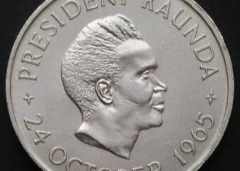 ZAMBIA 5 SHILLING 1965 - PREZYDENT KAUNDA