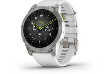 GARMIN Epix (Gen 2) Sapphire Titanium | 47 mm | Silver / White