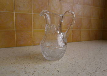 Kryształ PRL dzbanuszek  wys. 21cm
