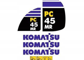 Naklejki oklejenie naklejka - KOMATSU PC45MR zamiennik