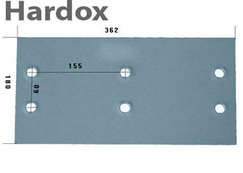 Płoza wysoka HARDOX 3411508/S A36H części do pługa LEMKEN