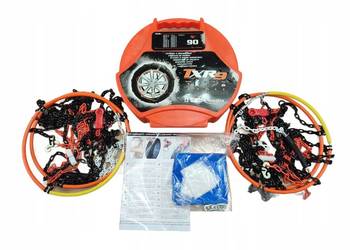 ŁAŃCUCHY ŚNIEGOWE - 1 PARA - AURILIS TXR90 949090 / 14' - 18' / ROZMIAR 90 ŁAŃCUCHY ŚNIEGOWE - 1 PARA - AURILIS TXR90 949090 / 14' - 18' / ROZMIAR 90