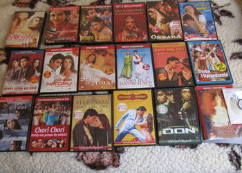 Filmy z Bollywood - zestaw 19 płyt dvd z filmami