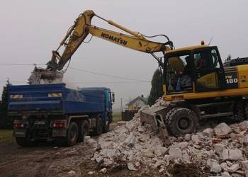 USŁUGI ZIEMNE • KOPARKA • WYWROTKA • KRUSZYWA • WYBURZENIA – RADOM I OKOLIC