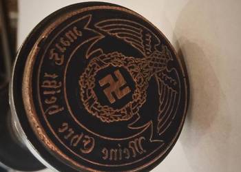 Niemiecki stempel SS II wś