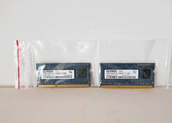 Pamięci Elpida DDR3 8GB (2x4GB) PC3-12800 1600MHz stan bdb