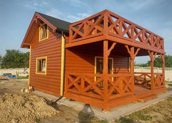 domy cało roczne bieszczadzkie  35/70m materiał c24