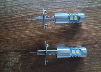 2 szt nowych żarówek LED H1 8000K 100W brak metki