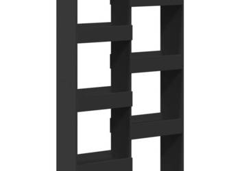 Regał/przegroda czarny 100x33x175 cm materiał drewnopochodny WM-3309574