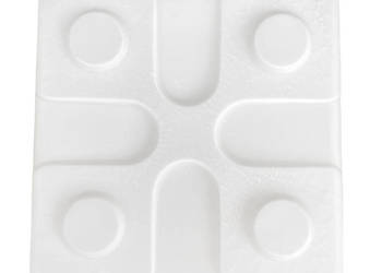 Biały plafon Czechosłowacja Kamenický Šenov lata 60. Mid-Century Modern Biały plafon Czechosłowacja Kamenický Šenov lata 60. Mid-Century Modern