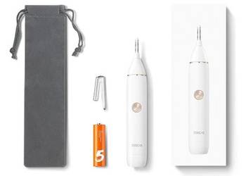 Trymer Depilator do Nosa Uszu Xiaomi Soocas N1 + etui NOWY