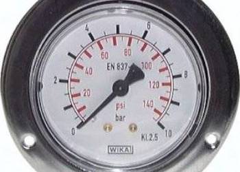 Manometr tablicowy tylny 400 bar 63 gwint 1/4"