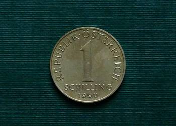 AUSTRIA - 1 szyling, 1990r